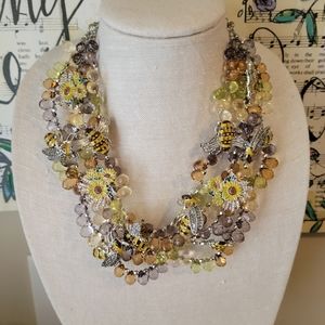 Queen Bee Brooch Bib